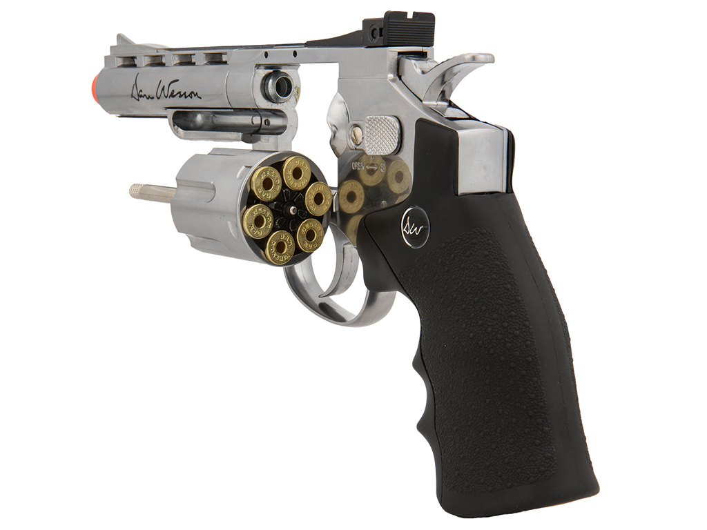 Dan Wesson WG CO2 4 Inch Silver US Airsoft Pistol | Replicaairguns.us