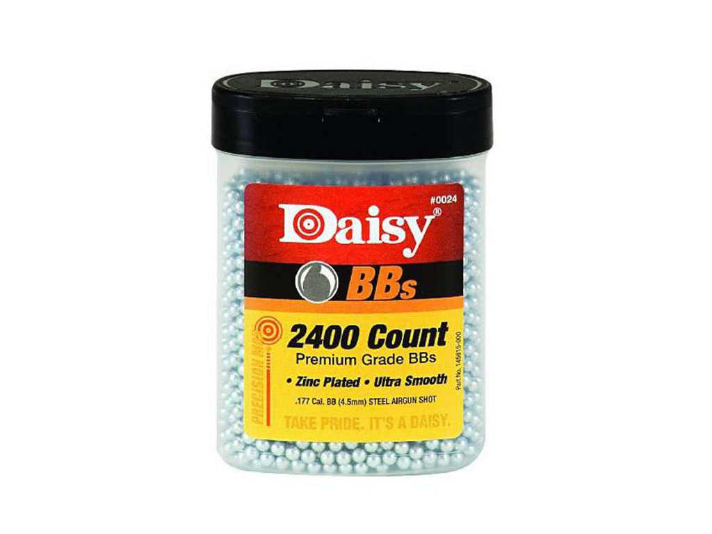 thumbnail image 2 of Daisy 40 BBS Steel Airgun Shot - 0.177 Caliber Zinc-Plated BBs, 4000 Count 2 of 6