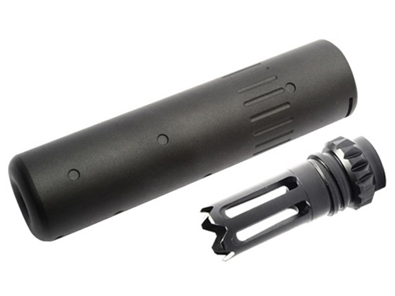 G&G 14mm CCW US Type Sound Suppressor For SCAR