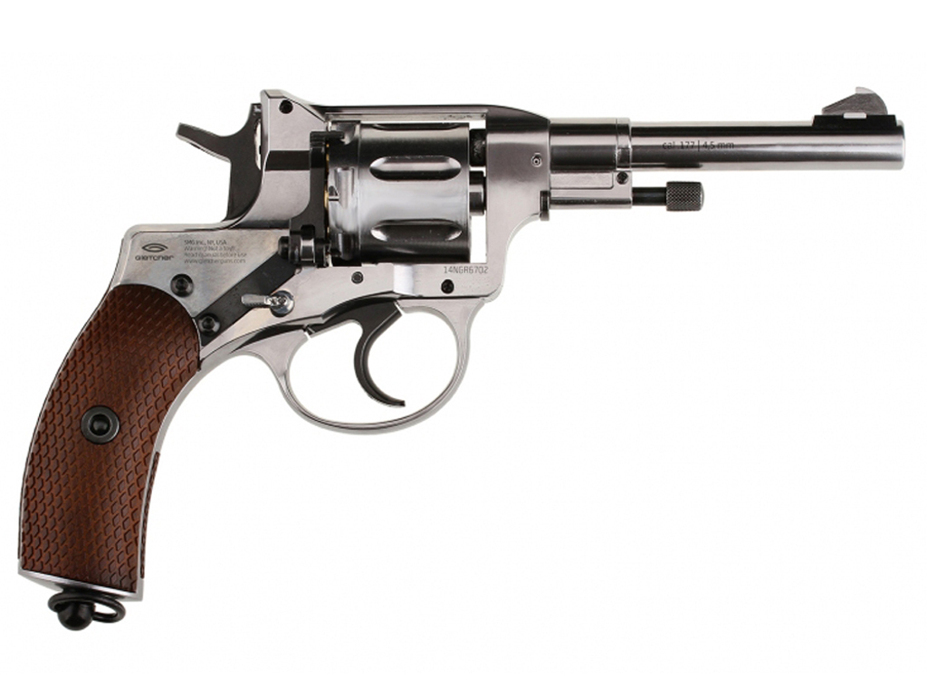 Gletcher NGT F Nagant CO2 BB Revolver | ReplicaAirguns.us