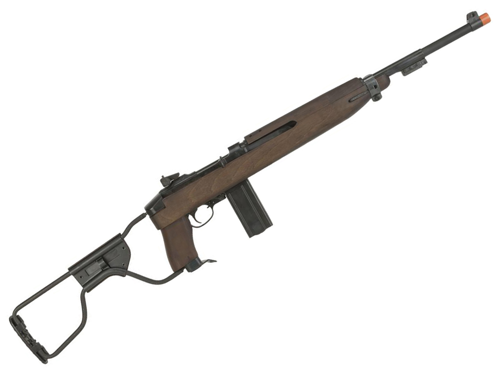 King Arms M1A1 Paratrooper Model CO2 Blowback Airsoft rifle.