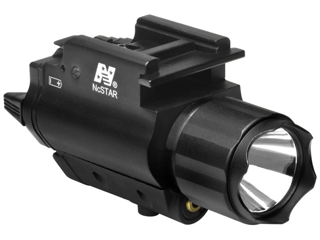 NcStar 200 Lumen LED Flashlight gun Laser Combo