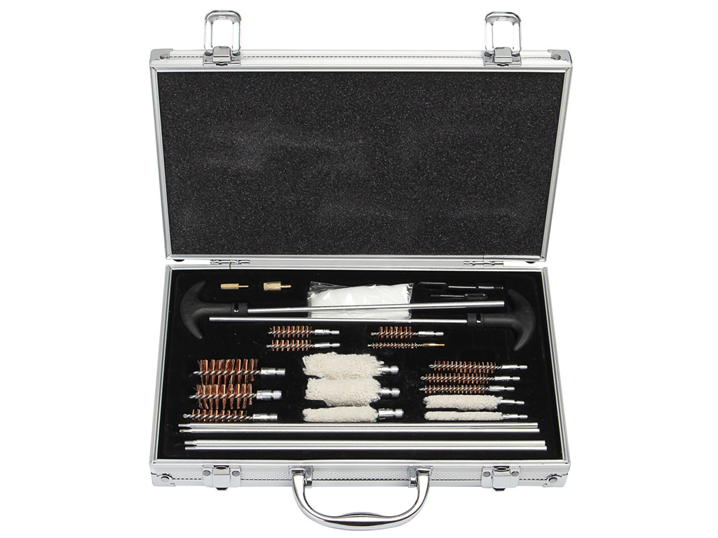 Ncstar Universal Gun Cleaning Kit With Aluminum Case