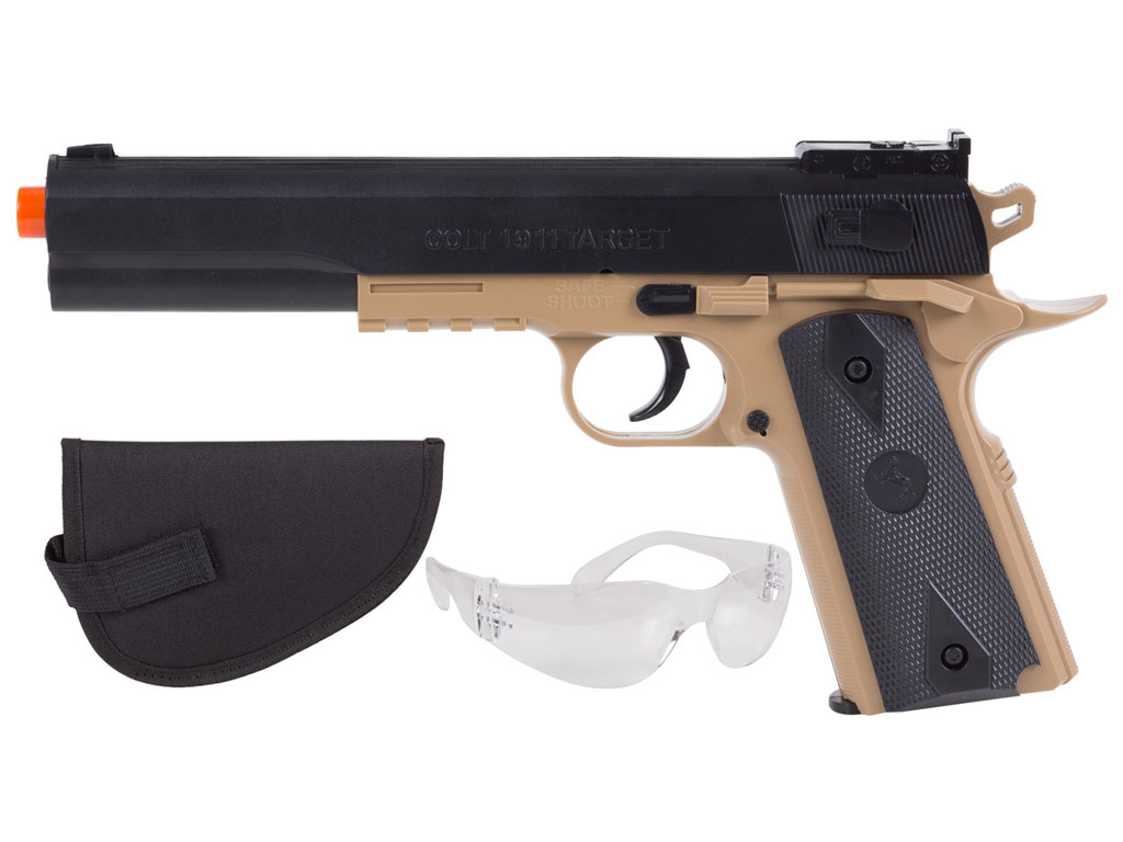 Colt 1911 Spring Airsoft gun with Kit