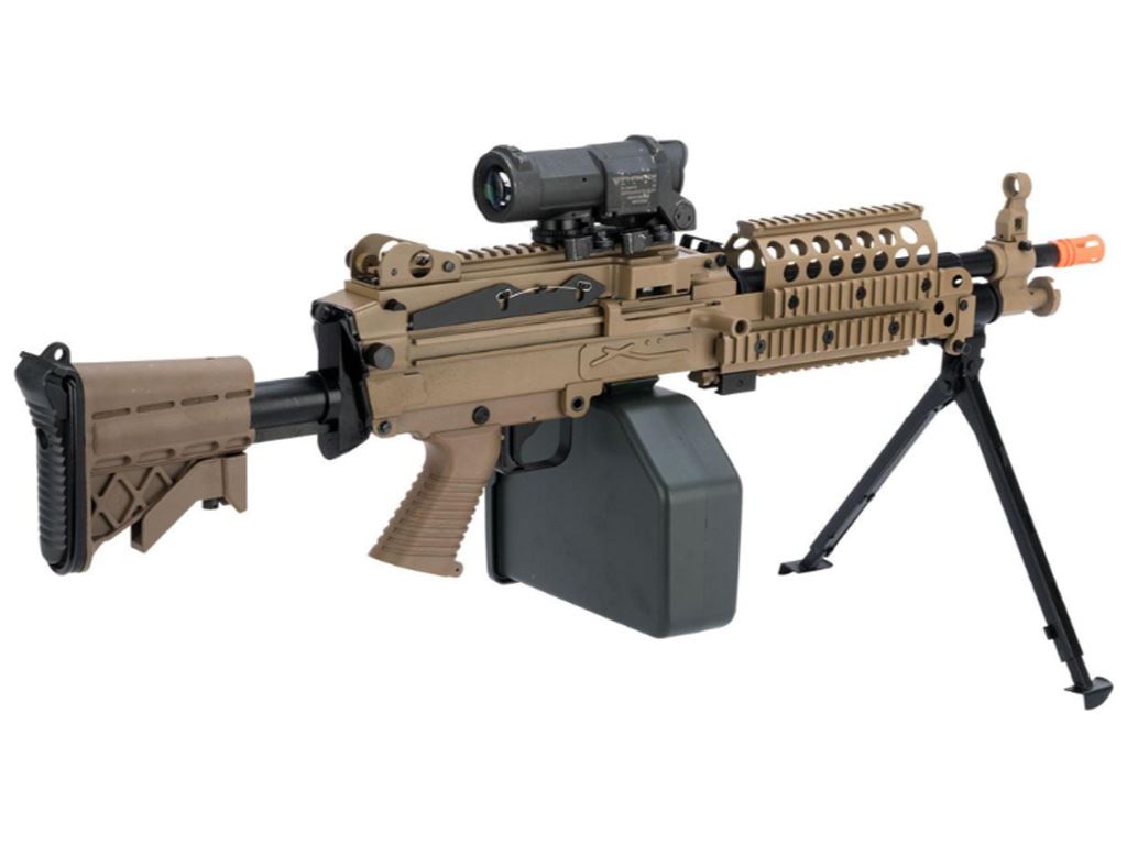 Purchase Cybergun Fn Licensed M Saw Aeg Rifle Replicaairguns Us