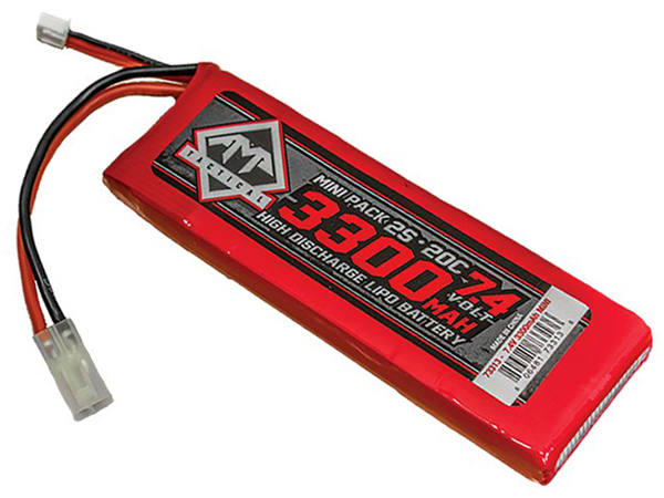 7.4V 3300mAh 20C LIPO AEG Mini Battery