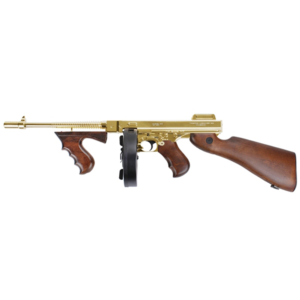 King Arms M1928 Gold Thompson HI Grade Airsoft Rifle