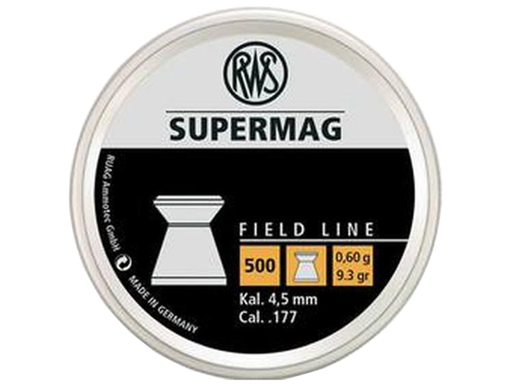 RWS .177 Caliber 9.3 Grains 500 Count Supermag Pellets