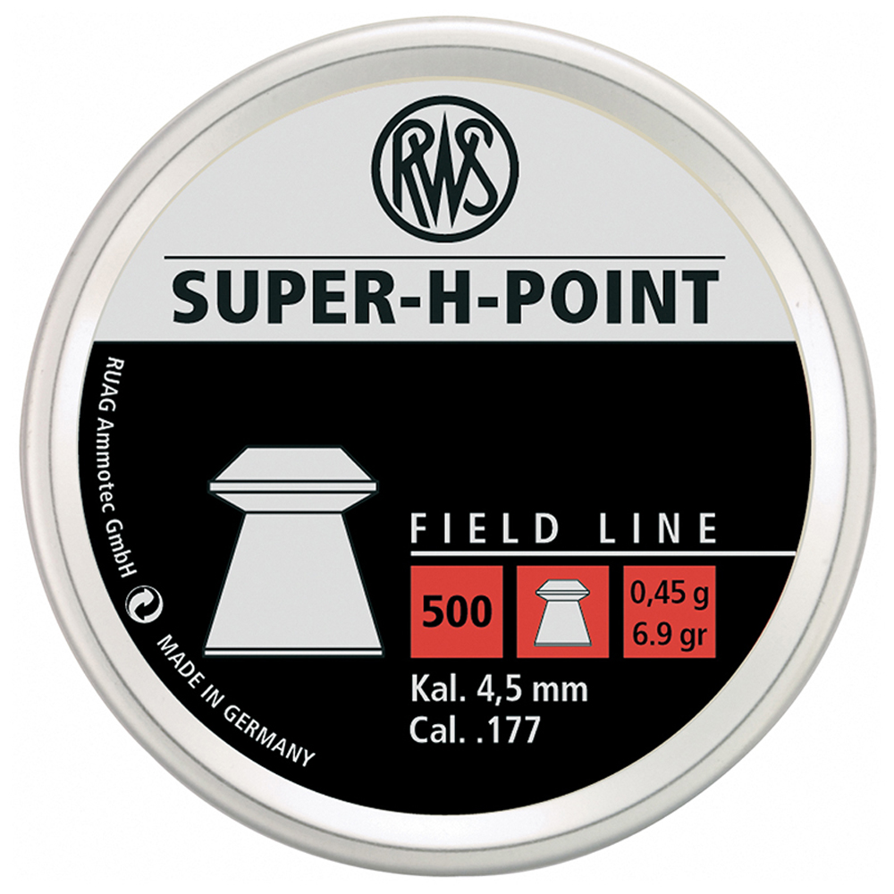 RWS Super H-Point 0.45 .177 Cal Pellets 500-Pack