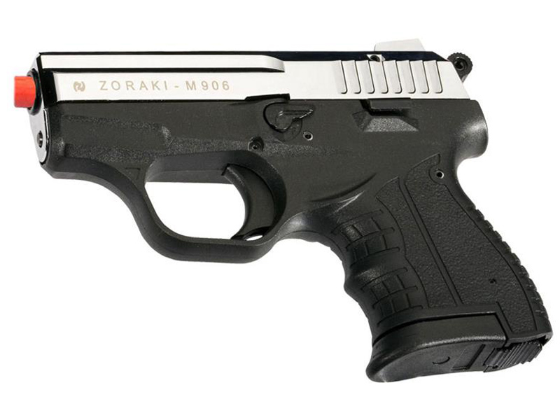 Zoraki M906 Semi-Automatic Chrome Blank Gun