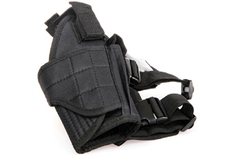 Black Drop Leg Tornado Leg Holster - Left Leg