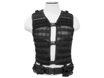 Ncstar Molle/Pals Tactical Mesh Vest - Large