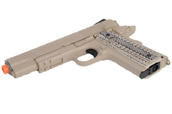 Colt 1911 Rail Gun Dark Earth Airsoft Pistol