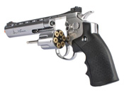 Dan Wesson Silver 6 Inch Low Power Airsoft Revolver