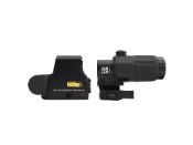 558 Red/Green Dot Sight w/ 3X Magnifier Qd Mount