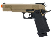 Gas Blow Back gun JAG Arms GM4 Black Slide with Tan Frame