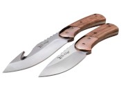 Elk Ridge Fixed Blade Knife Set of Two w/ Sheath