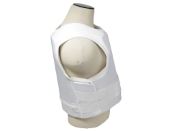 Concealed Carrier Vest with Two Level IIIA Ballistic Panels - White - Medium
