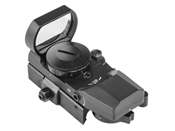 NcStar Green/Red 4 Reticles Reflex Sight with Mount - Black