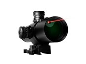 Ncstar Vism CBT Series 3X42 Prismatic Mil Dot Rifle Scope With Red Laser