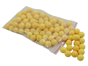 100pc Hard Nylon Yellow Riot Balls - .50 Caliber